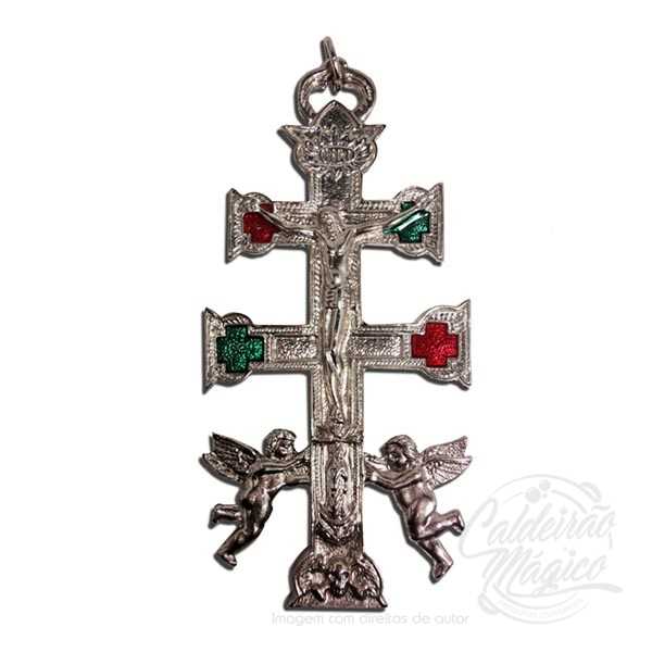 CRUZ DE CARAVACA PRATEADA