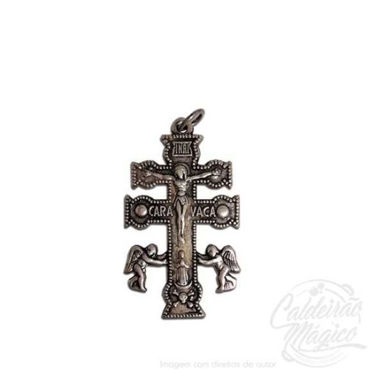 Cruz de Caravaca Prateada 2,5cm