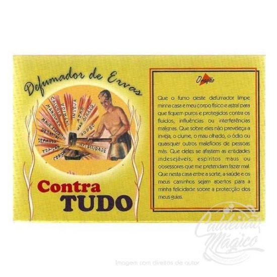 Defumador de Ervas Contra Tudo