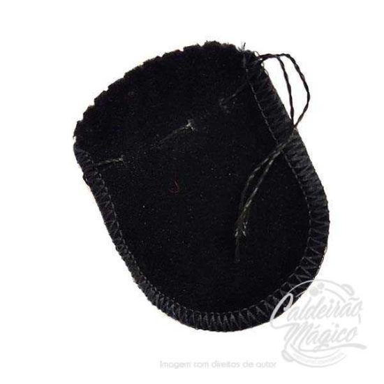 BOLSA VELUDO PRETA