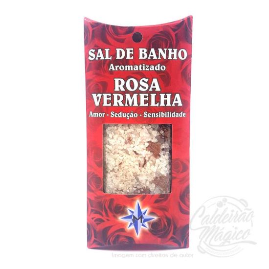 Sal de Banho Rosa Vermelha