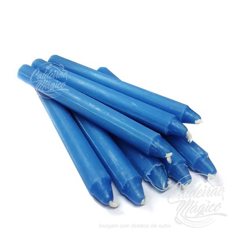 Vela azul claro Vela azul claro