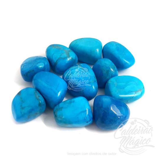 Pedra Turquesa Rolada