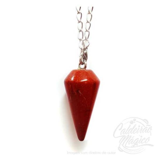 Pêndulo Jaspe Vermelho