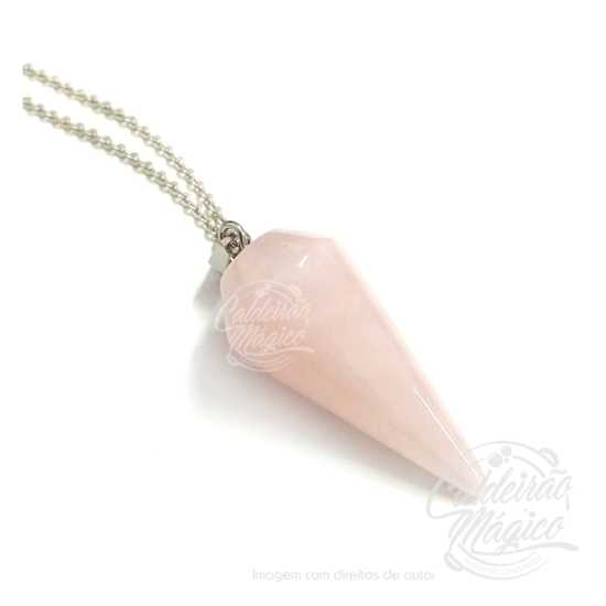 Pêndulo Quartzo Rosa