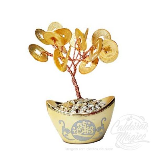 ÁRVORE DE MOEDAS FENG SHUI