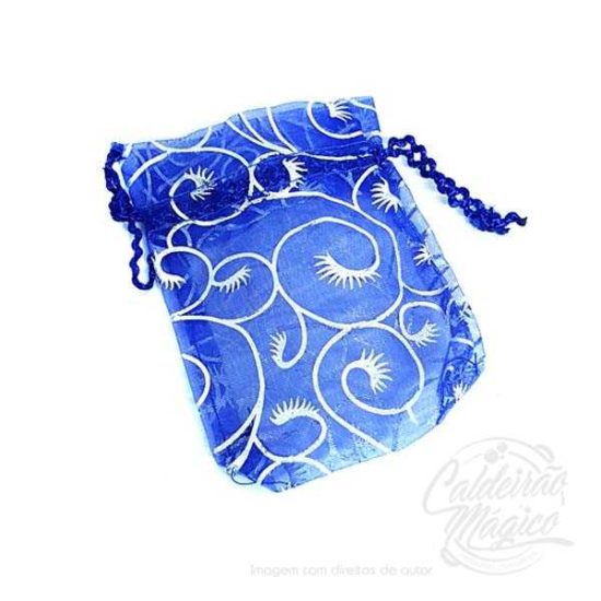 BOLSA ORGANZA AZUL