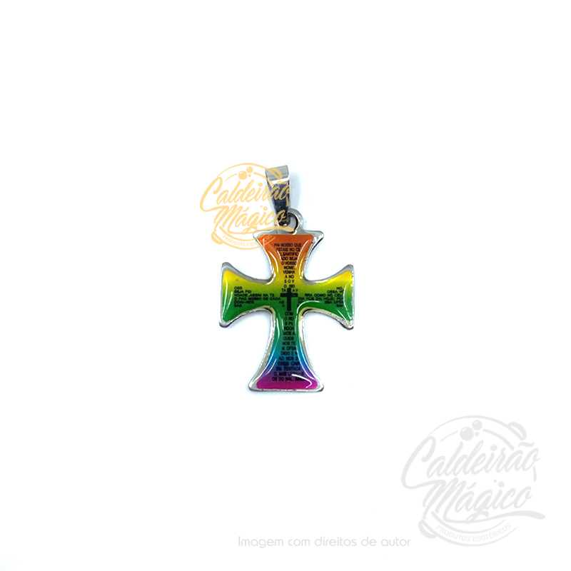 Crucifixo Oração Colorido