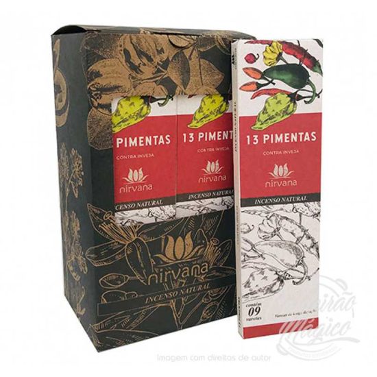 Incenso Nirvana 13 Pimentas