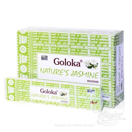 INCENSO GOLOKA NATURE´S JASMIM