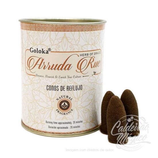 INCENSO CONE REFLUXO GOLOKA ARRUDA