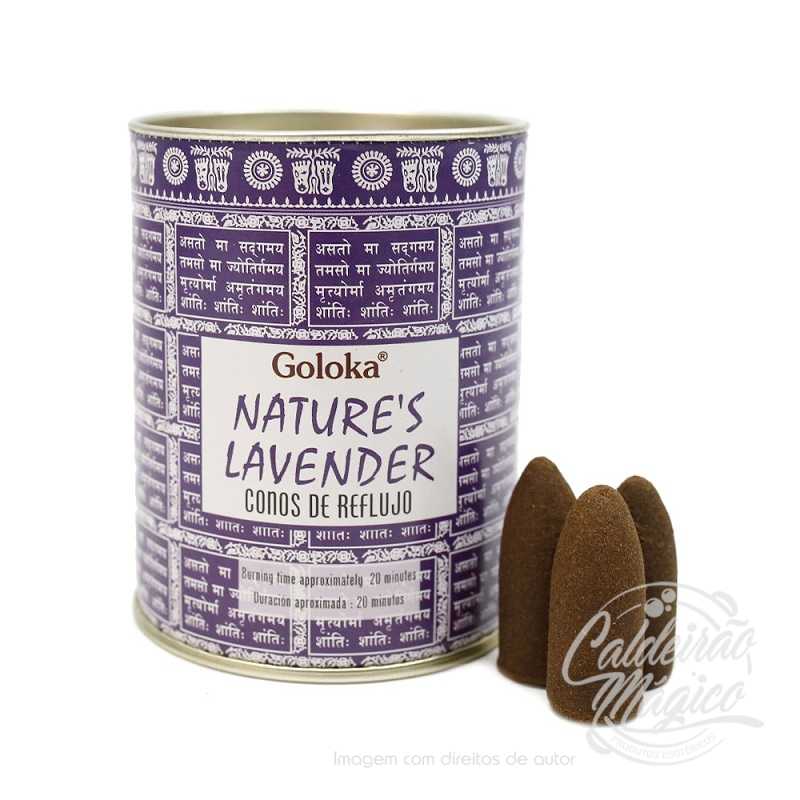 INCENSO CONE REFLUXO GOLOKA NATURE´S LAVANDA INCENSO CONE REFLUXO GOLOKA NATURE´S LAVANDA