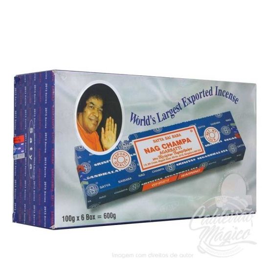 INCENSO SATYA NAG CHAMPA 100GR.