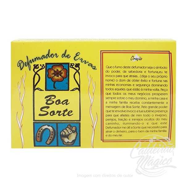 Defumador de Ervas Boa Sorte Defumador de Ervas Boa Sorte