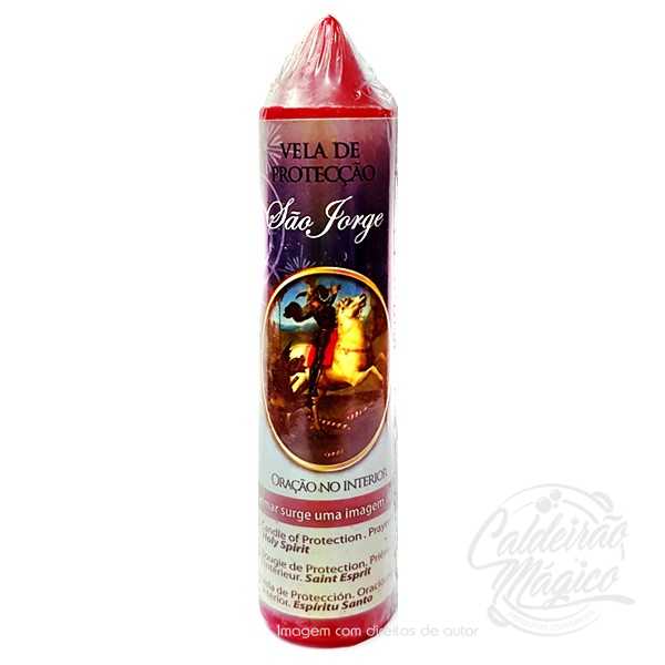 VELA DE PROTECÇÃO SÃO JORGE Vela Proteção São Jorge