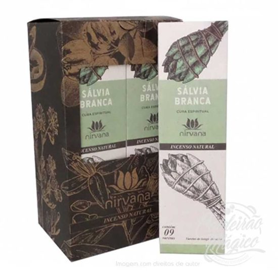 Incenso Nirvana Sálvia Branca
