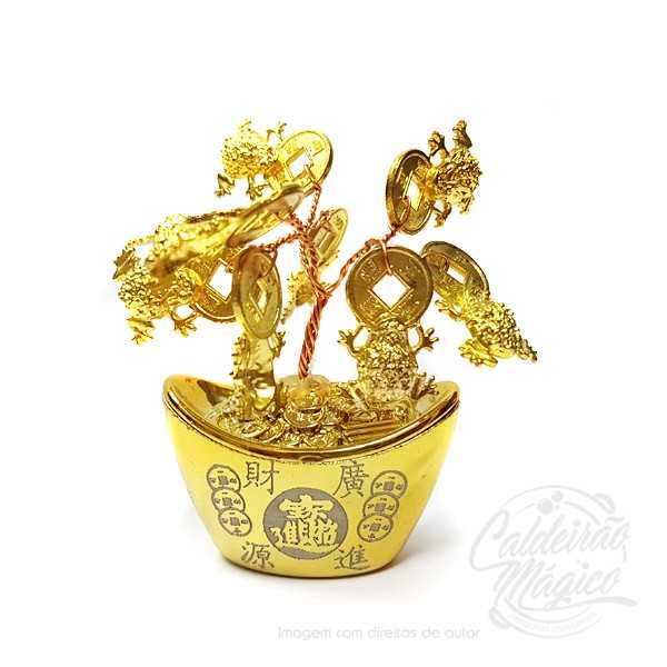 ÁRVORE DE MOEDAS FENG SHUI SAPO ÁRVORE DE MOEDAS FENG SHUI SAPO