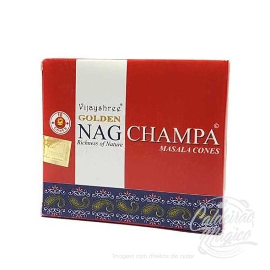 INCENSO NAG CHAMPA GOLDEN CONES