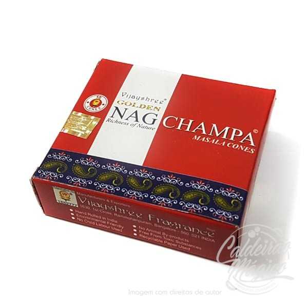 INCENSO NAG CHAMPA GOLDEN CONES