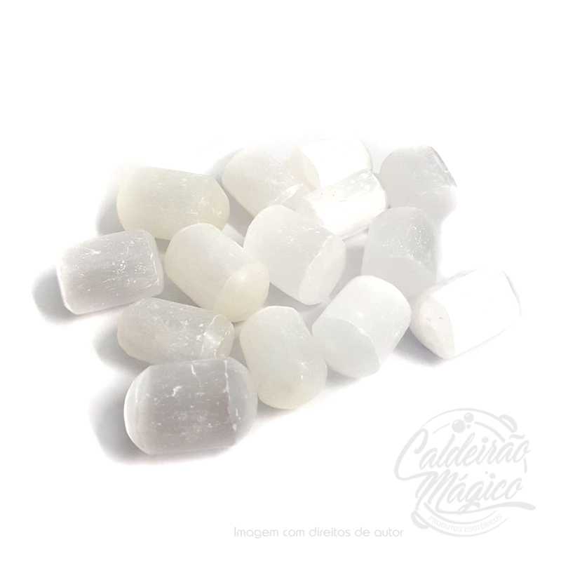 Selenite Branca Rolada Selenite Branca Rolada