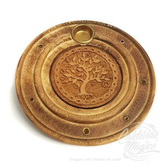 INCENSÁRIO REDONDO ÁRVORE DA VIDA