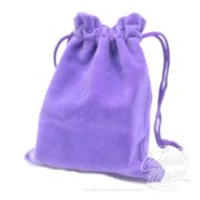 Bolsa Veludo Roxo