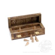 INCENSÁRIO CAIXA DE MADEIRA