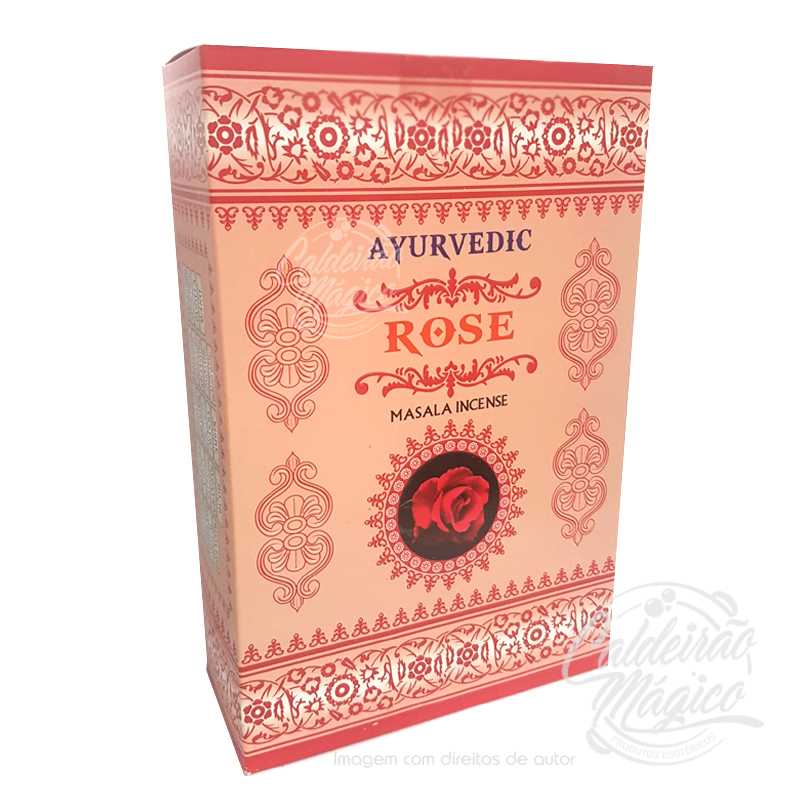 Incenso Ayurvedic Rosa Incenso Ayurvedic Rosa