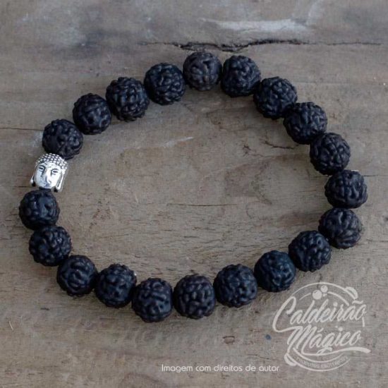 Pulseira Rudraksha Negra