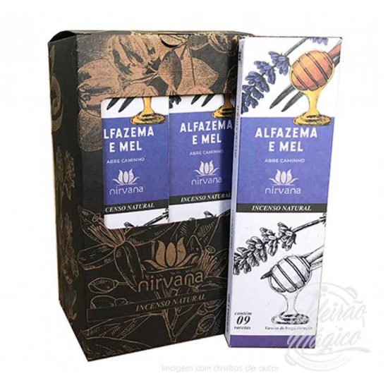 Incenso Nirvana Alfazema e Mel