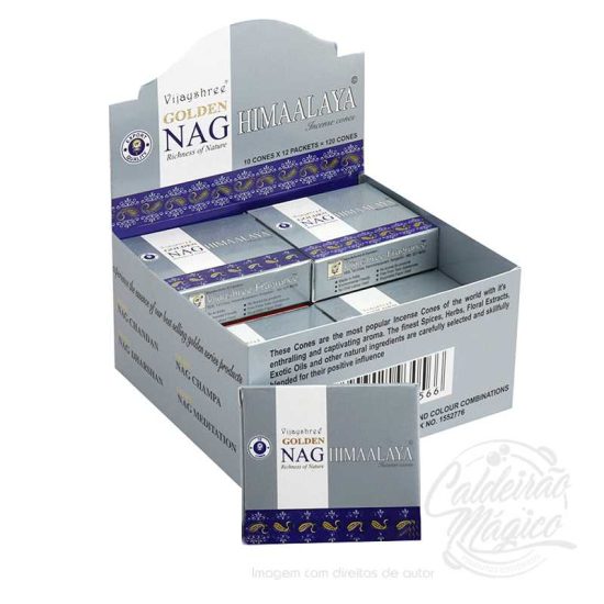 Incenso Cone Vijayshree Golden Nag Himalaya