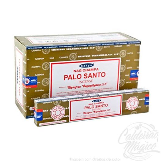 Incenso Satya Nag Champa Pau Santo