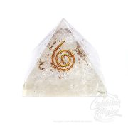 Pirâmide Orgonite Quartzo 4cm