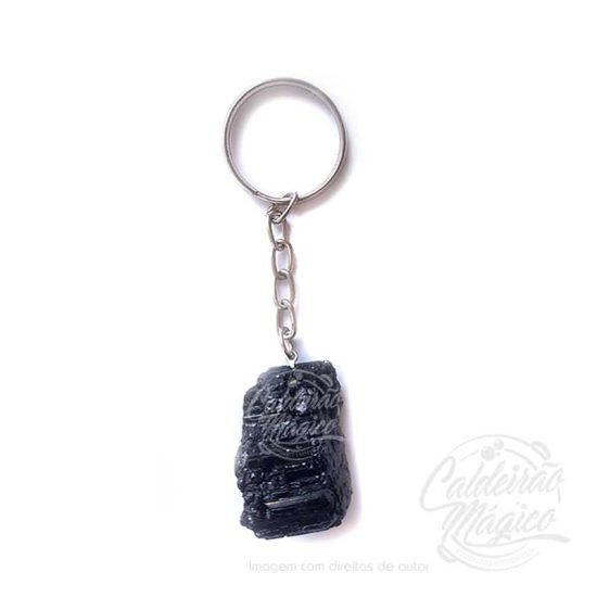 Porta-Chaves Pedra Turmalina Negra