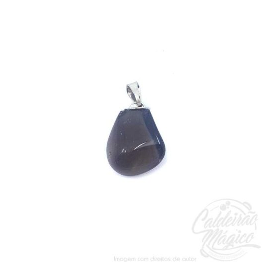 PENDENTE PEDRA QUARTZO FUMÊ