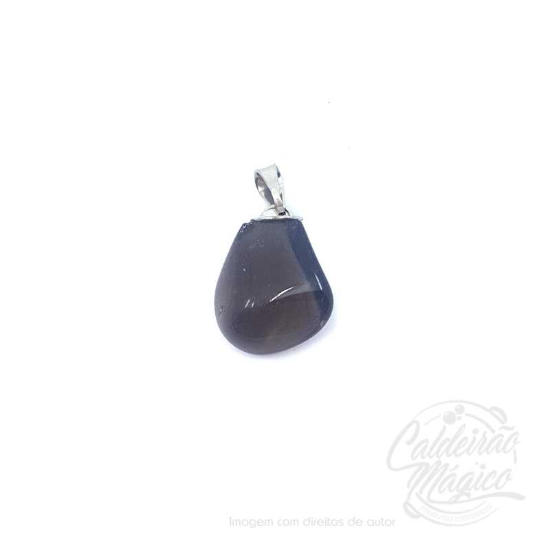 Pendente Pedra Quartzo Fumê