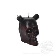 Vela Caveira Preta 3 Mechas