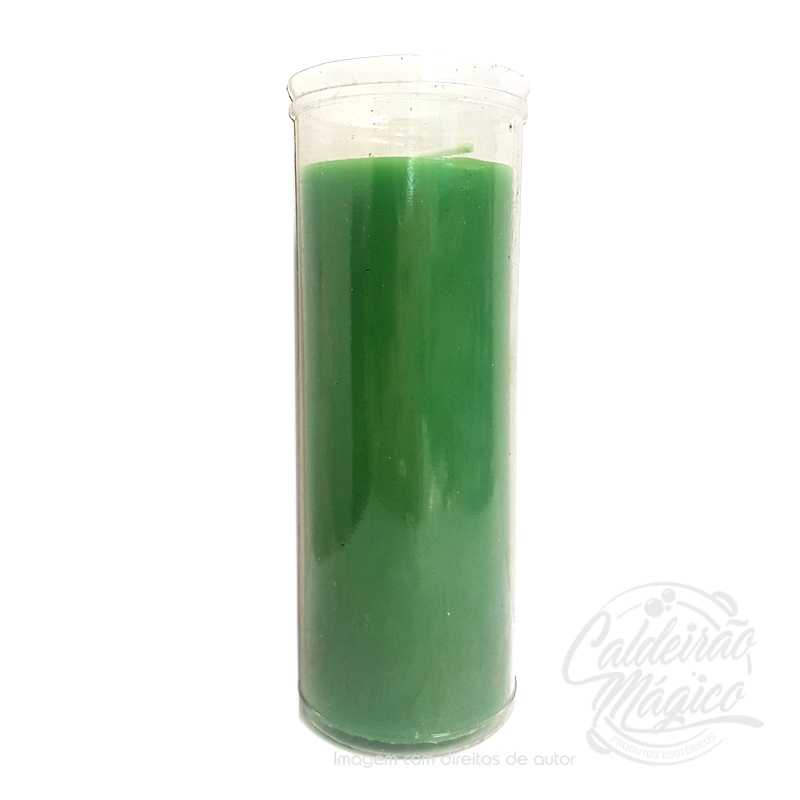 Vela copo verde