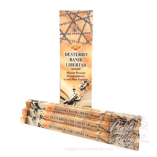Incenso SAC Desterro, Banir, Libertar