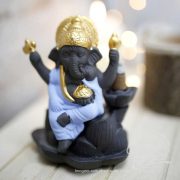 QUEIMADOR DE CONES DE INCENSO EM REFLUXO GANESHA