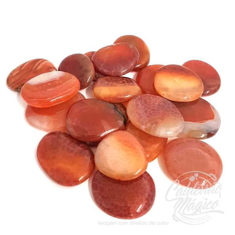 Ágata Cornalina Plana Ágata Cornalina Plana
