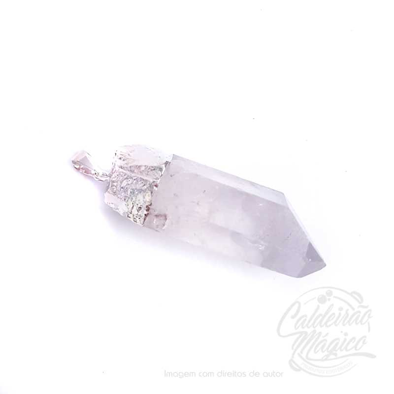 Pendente Cristal Quartzo Bruto 3-4