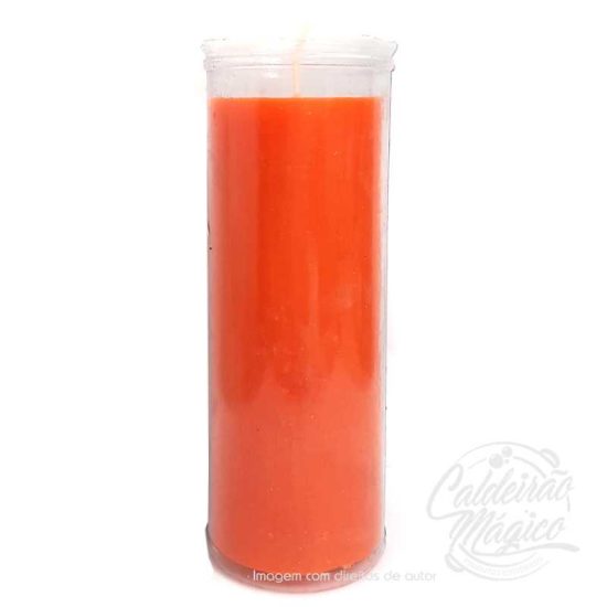 Vela de Copo Laranja