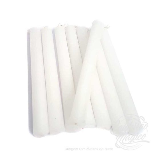 Vela Branca 15cm - 1Kg