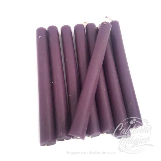 Vela Roxa 15cm - 1KG