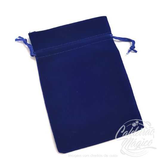 Bolsa Veludo Azul Escuro