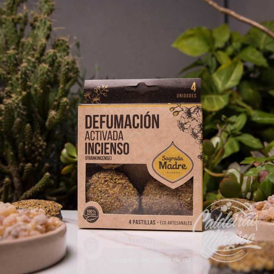 Pastilhas Incenso Defumação Ativada – Sagrada Madre