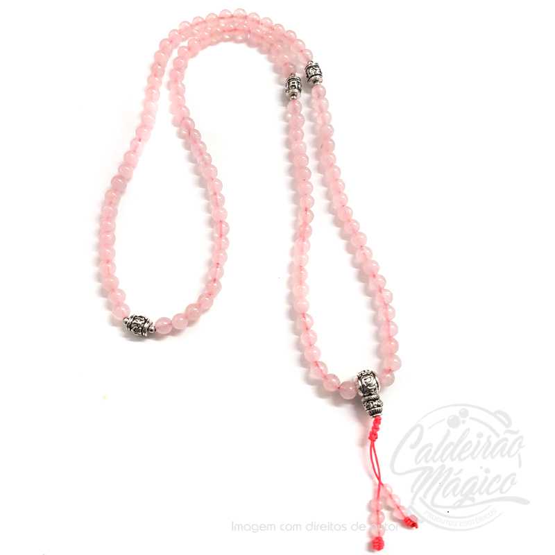 Japamala Quartzo Rosa
