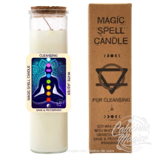 Vela Feitiço Mágico Sálvia e Hortelã