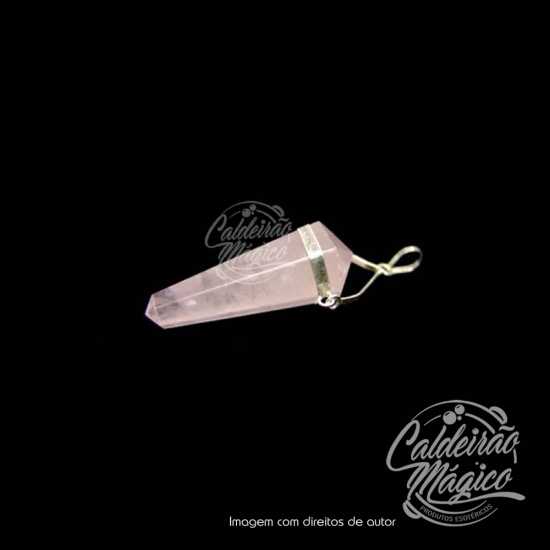 Pendente Quartzo Rosa